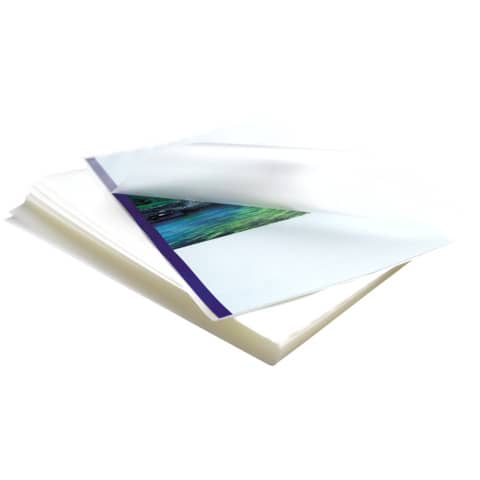 Pouches per plastificatrici Fellowes Standard Enhance80 finitura opaca - 2x80 µm - A3 - Conf. 100 pezzi - 5452003